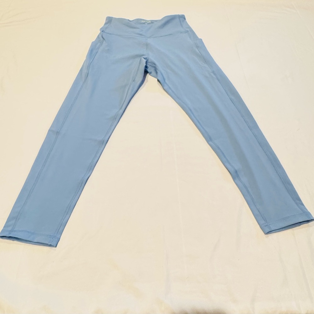Women's Tek Gear® Blue Adaptive Ultrastretch High-Waisted 7/8 Leggings size Med